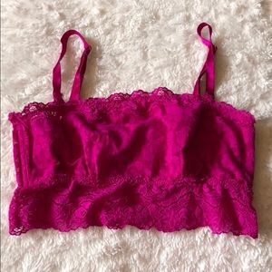 Fushia bralette